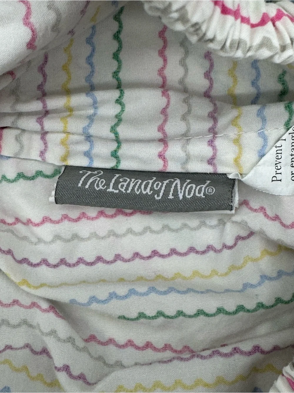 Land of Nod Multicolor Crib Sheet